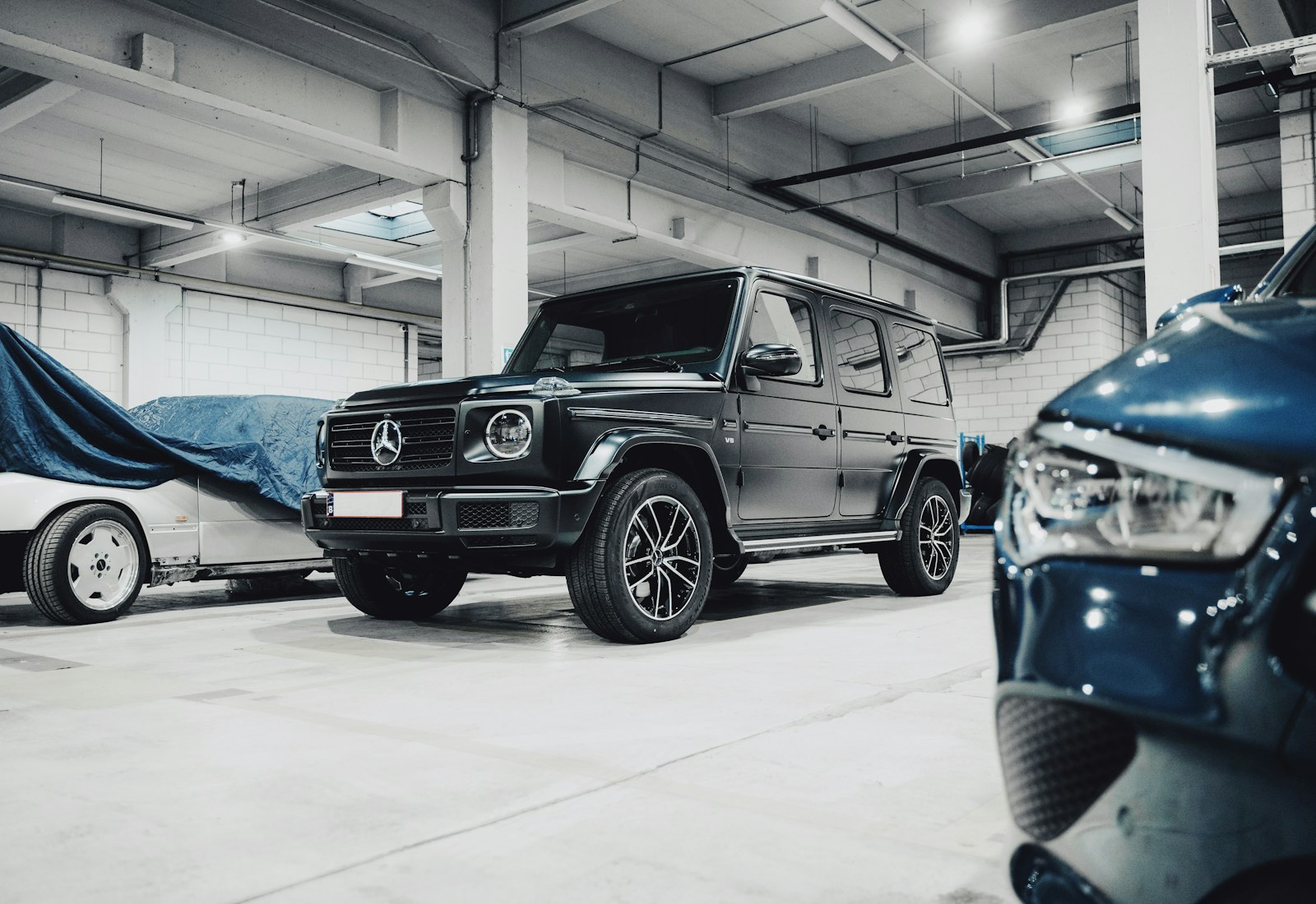 Mercedes G-Klasse in der Werkstatt